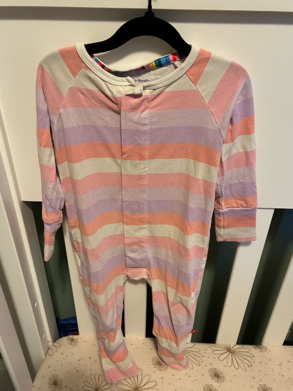Magnetic Me Pastel Striped Baby cover all in Pink, Peach, Lavender, Cream